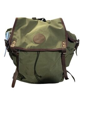 Vintage Hard Rock Hotel Atlantic City Green Canvas Rucksack